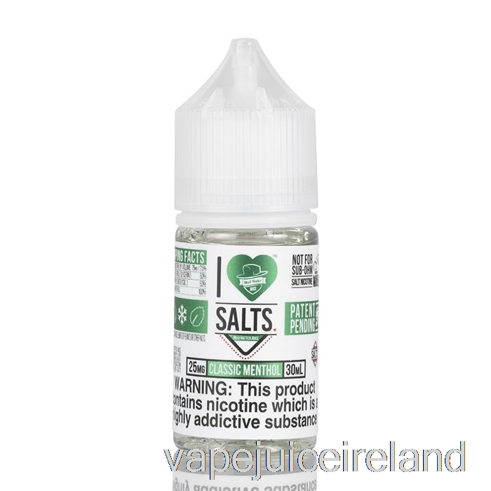 Vape Flavours Classic Menthol - I Love Salts - 30mL 50mg